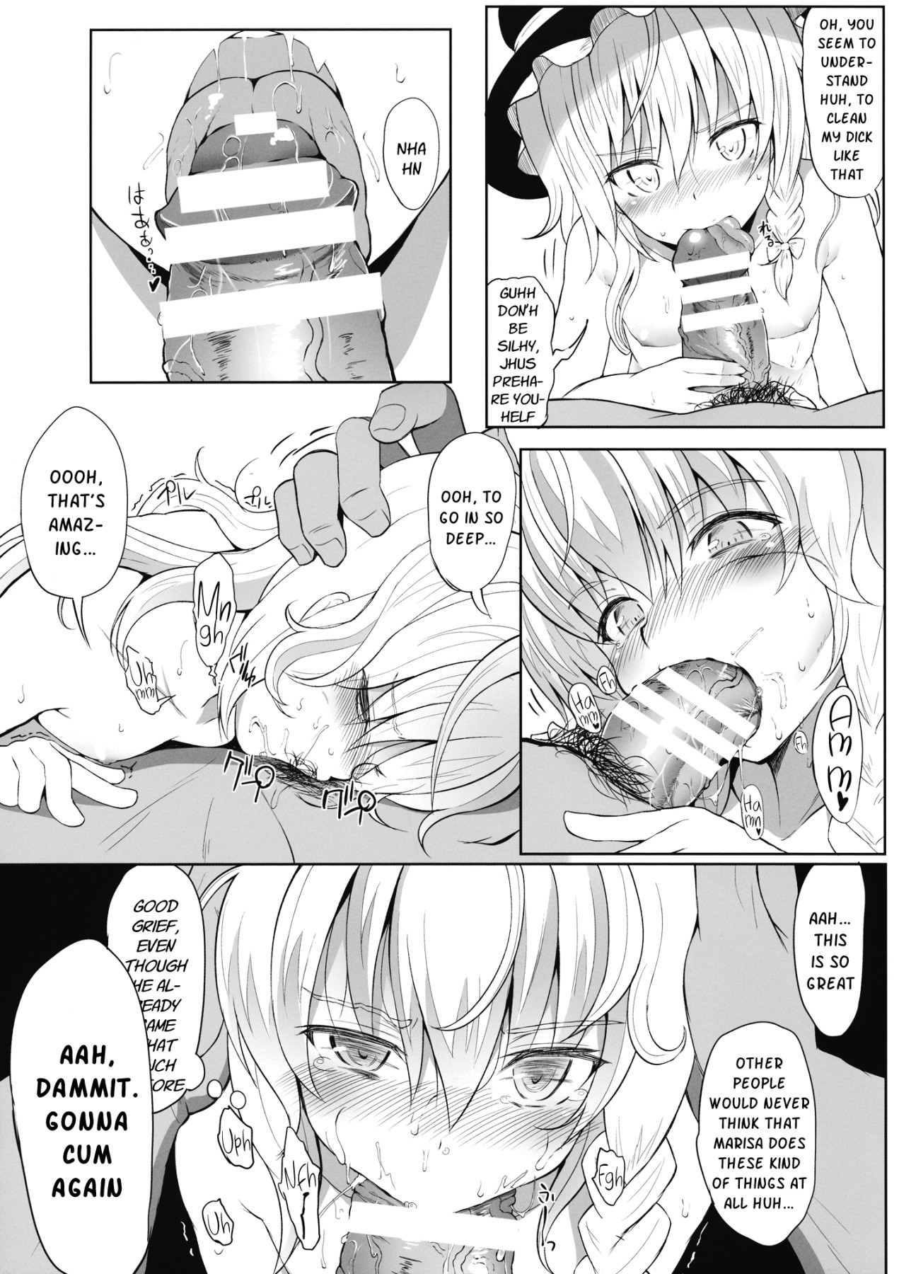 Hentai Manga Comic-Lewd Love With Marisa-Read-16